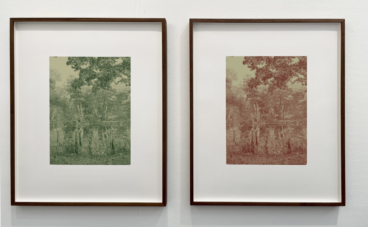 London Art Fair with GBS Fine Art. Drawing in Green & Conte